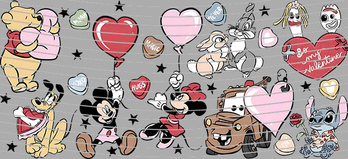 16oz Disney style-D-1772